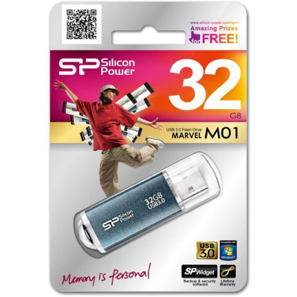 USB Накопитель Silicon Power Blaze M01 32GB Blue