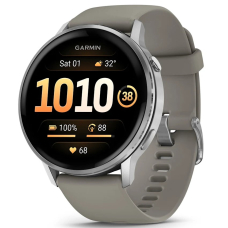 Garmin Venu 4 - 45 mm Silver with Silver Grey Silicone Band (010-03014-01)