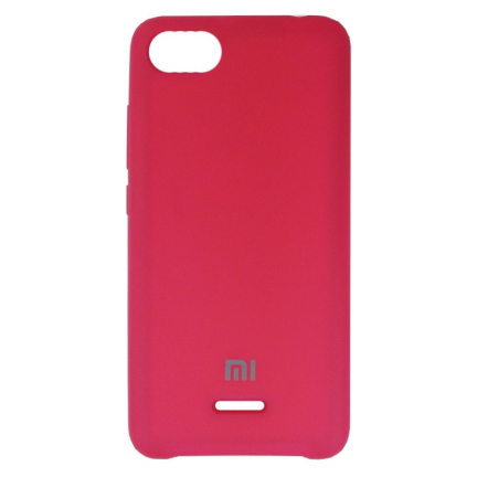 Чехол Xiaomi Redmi 6A Silicone Cover Red Red (Красный)