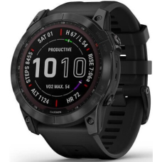 Купить Garmin Fenix 7x Sapphire Solar Black DLC Titanium / Black Band Garmin Fenix 7x Sapphire Solar Black DLC Titanium / Black Band