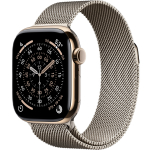 Apple Watch 11 42mm Gold Titanium Case / Gold Milanese Loop