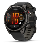 Garmin Fenix 8 Pro - 47 mm, AMOLED Sapphire, Carbon grey DLC titanium with Black/pebble grey silicone band (010-03198-00/010-03198-01)