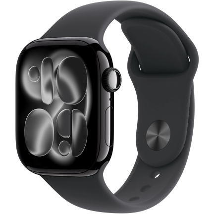 Купить Apple Watch 11 46mm Jet Black Aluminum Case / Black Sport Band Apple Watch 11 46mm Jet Black Aluminum Case / Black Sport Band