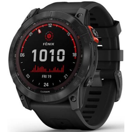 Купить Garmin Fenix 7х Gps Solar Slate Gray / Black Band  Garmin Fenix 7х Gps Solar Slate Gray / Black Band