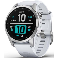 Garmin Fenix 7s Silver With / Whitestone Band