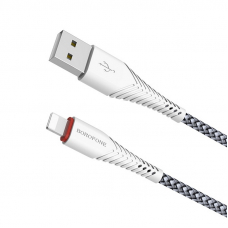 Кабель USB - Lightning / Borofone BX25 / 1M / Белый